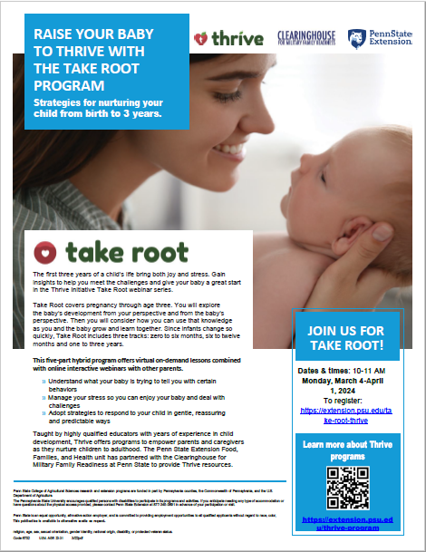 LVCC - Family Supports - Spring 2024 Thrive Take Root Program
