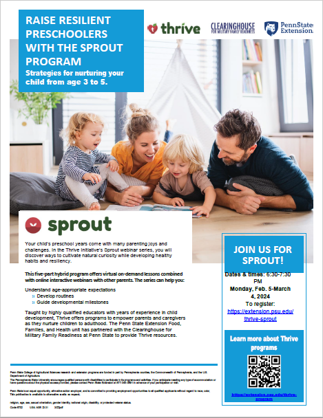 LVCC - Family Supports - Spring 2024 Thrive Sprout Program